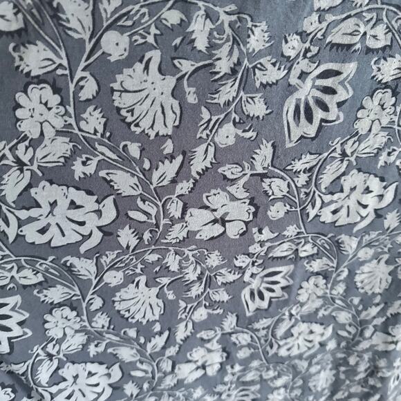 Pact Floral Midi Dress Blue Scoop Neck Pullover Sleeveless Sz 3XL Women's - Picture 6 of 10